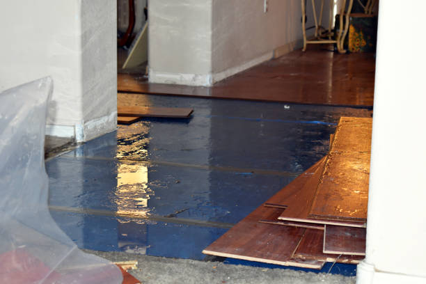 Professional Burst Pipe Cleanup technician working in Corte Madera, CA